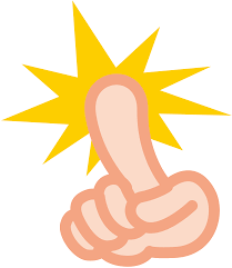 フリーイラスト] ここがポイント！と指差す手 | パブリックドメインQ：著作権フリー画像素材集