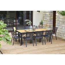 Table De Jardin Rectangulaire Belize Extensible Aluminium Tables De Jardin Tables Chaises Bancs Tabourets Mobilier De Jardin Jardin Exterieur