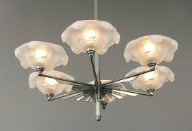 Restored Art Deco And Art Nouveau Chandeliers For Sale