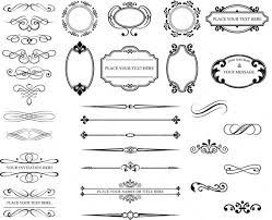Instant Download 31 Digital Borders Frames Ornate Vintage Wedding Invitation Clip Art Scrapbook Art Decor Craft Supply Clip Art Invitation Clipart Invitations