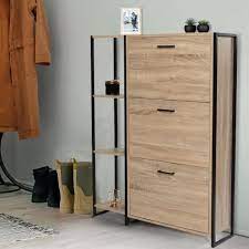 Découvrez le rayon meuble à chaussures en promotion avec des nouveautés toute l'année et dans tous les magasins but. Meuble A Chaussures Luis 3 Portes Avec Etagere Design Industriel Achat Vente Meuble A Chaussures Meuble A Chaussures Luis 3 Cdiscount