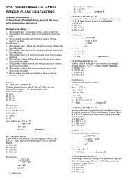 Maybe you would like to learn more about one of these? Soal Dan Pembahasan Materi Bangun Ruang Sisi Lengkung