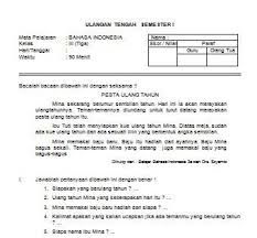 Naskah soal un bahasa indonesia smk 2013 paket 1. Contoh Soal Dan Jawaban Bahasa Indonesia Kelas 12 Semester 1 Peranti Guru