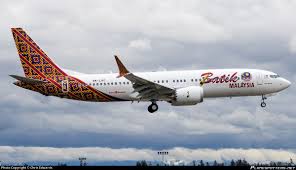 9m Lrc Batik Air Malaysia Boeing 737 8 Max Boeing 737 Boeing Batik