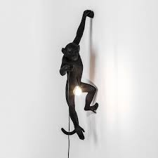 The New Seletti Monkey Lamps Designed For Outdoor Use Gessato Black Lamps Hanging Monkey Hanging Lamp Design
