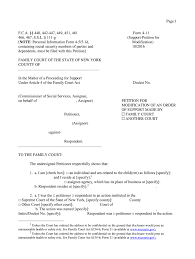 Either parent or the cseu can file a petition in family court to request a modification (change) to an existing child support order. 2016 2021 Form Ny 4 11 Fill Online Printable Fillable Blank Pdffiller