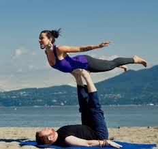 Yoga poses for beginners practiced in tandem with partner can be a great way to begin a lifelong relationship with yoga. Couple Yoga Postures Itimes Couples Yoga Couples Yoga Poses Basic Yoga Poses