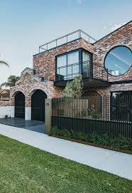 Read our comprehensive guide on industrial interior design. An Industrial Style New Brick House In Perth Exterior Brick House Exterior Brick Facade
