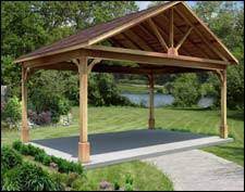 Building a pavilion costs between $3,000 and $12,000 in most cases. 14 X 20 Open Rectangle Gazebos Gazebos By Size Gazebocreations Com