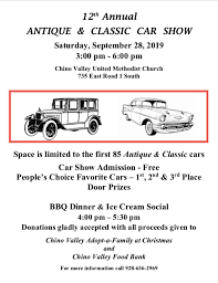 12th Annual Antique Classic Car Show Signals Az