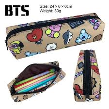 Bts Bt21 Pencil Case Wallet Mochila Do Bts Sacos Bolsa Do Bts