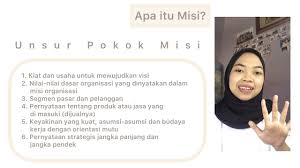 Target organisasi untuk jangka waktu tertentu. Manajemen Strategi Analisis Visi Dan Misi Youtube