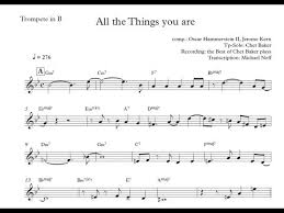 Слушайте best of chet baker от chet baker на deezer. Chet Baker All The Things You Are The Best Of Chet Transcription In Bb Youtube