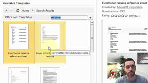 They are available in various designs and formats. How To Find A Resume Template In Microsoft Word Youtube