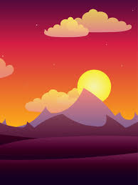 Download hd sunset wallpapers best collection. Sunset Vector Wallpaper Wallery
