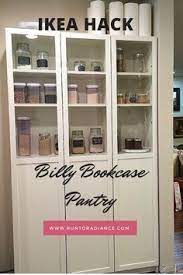 Homecho bathroom floor storage cabinet, wood linen cabinet with doors and adjustable shelf, kitchen cupboard, free standing organizer. Easy Diy Freestanding Pantry With Doors From A Billy Bookcase Ikea Pantry Billy Bookcase Kitchen Storage Hacks Pantries