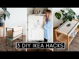 3 Diy Ikea Hacks Im Hygge Boho Look Gunstig Schnell Einfach Youtube Ikea Diy Ikea Hacks Ikea