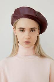 Military Hat Beret Red Beret French Beret Raspberry Beret Etsy Leather Beret Red Beret Beret