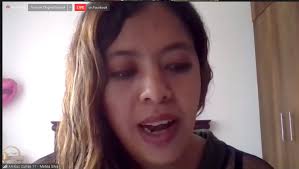 La docente Melisa Silva Zhingre comparece a la audiencia pública por sus  propios derechos en calidad de amicus curiae en la audiencia pública del  caso N° 37-20-IS. #CorteConstitucionalEcu