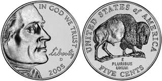 A very popular series with collectors, each coin is evaluated closely to identify its full potential. 5 Cents Jefferson Nickel Westward Journey Bison United States Numista