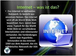 Doch wann und von wem wurde es eigentlich erfunden? Das Internet Prezentaciya Doklad