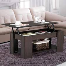 Homelegance Clemencia White Linen Furniture Classic English Roll Espresso Living Room Furniture Shelves Modern Living Room Coffee Table With Hidden Storage