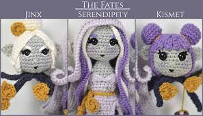 The Fates: Amigurumi Crochet Pattern – Clover Needlecraft