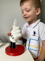 Mickey Mouse Abajur Lamba Çocuk Odası Dekoru Mickey Dekoratif Aydınlatma  Bebek Odası Masa Lambası