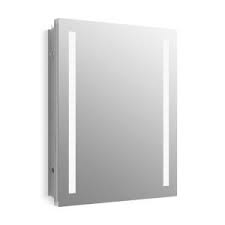 Another home depot medicine cabinets with lights sample: Kohler Verdera 24 In X 30 In Surface Mount Lighted Medicine Cabinet K 99007 Tlc Na The Home Depot Lighted Medicine Cabinet Surface Mounted Lights Tempered Glass Shelves