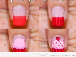 Linda decoración de uñas con lineas plateadas. Decoracion De Unas Faciles Hazlas Tu Misma En Casa Unas Pintadas