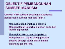 Fungsi dari pelatihan ini sendiri memang agar sumber daya manusia itu sendiri memahami bagaimana sebuah aktivitas yang akan diembannya dan juga untuk tujuan. Pembangunan Sumber Manusia Psm Ppt Download