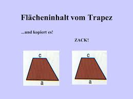 Herleitung der flächeninhaltsformel(n) für das rechtwinklige trapez. Flacheninhalt Vom Trapez Ppt Video Online Herunterladen