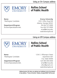 15% off with code zazpartyplan. Rollins School Of Public Health Business Cards