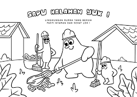 Mewarnna, melukis dan menyobek serta melipat. Bersih Bersih Www Energibaik Com