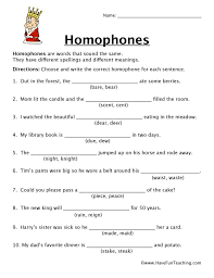 Homophones Fill In The Blank Worksheet In 2020 Homophones Worksheets Reading Comprehension Worksheets Comprehension Worksheets