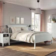 Divano letto matrimoniale comodo, struttura in acciaio verniciato nero, materasso a molle pocket letto imbottito dal design semplice e pulito.illy è un letto matrimoniale, con struttura in pannelli di. Idanas Struttura Letto Bianco Luroy Ikea Svizzera
