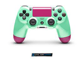 Ps4 Controller Pink Teal Video Games Ps4 Playstation Controller Ps4 Controller