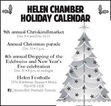 Helen Chamber Holiday Calendar 9th Annual Chriskindlmarket Dec 3 4 And Dec 10 11 H Holiday Calendar New Year S Eve Celebrations Christmas Parade