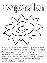 Water cycle worksheets for kindergarten — barongs. Water Cycle For Kids Coloring Page Coloring Home