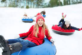 Visitors can walk down, and pay the driver directly to experience this exciting sled ride across the ice. Sledding In South Lake Tahoe Buckingham Luxury Vacation Rentals