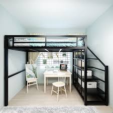 Full loft bed with desk in stone. Loft Bed Price And Deals Home Living Jul 2021 Shopee Singapore