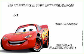 Carte d'anniversaire cars anniversaire disney starbox. Carte Invitation Anniversaire Cars Nanaryuliaortega Blog