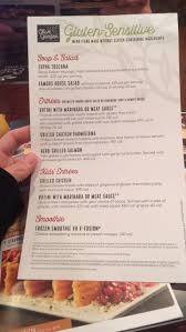 Olive Garden Gluten Free Menu In 2019 Gluten Free