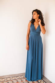 Indigo Blue Bridesmaid Dress Denim Blue Long Bridesmaid Etsy Bridesmaid Dresses Long Blue Blue Bridesmaid Dresses Blue Bridesmaid Dress