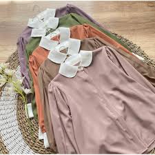 Shopee haul blouse kekinian super gemas | blouse cantik terlaris. Vashi Blouse Atasan Wanita Top Moscrepe Shopee Indonesia