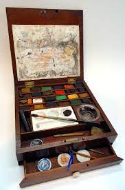 Thomas Reeves Son Watercolour Watercolor Paint Box Made From 1784 To 1794 Watercolor Box Art Materials Watercolor Materials