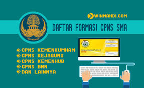 Sebanyak 9 instansi pemerintah pusat membuka lowongan cpns 2019 untuk lulusan sma sebanyak 3.532 formasi cpns 2019 lulusan sma/smk dan yang sederajat dibuka kementerian. Daftar Formasi Cpns Untuk Tamatan Sma Smk Ma Sederajat Cpns 2021 Daya Tampung Snmptn Sbmptn Umptkin
