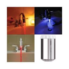 Led Faucet Light Ten Buck Gifts Here Is A Temperature Sensitive Faucet Light Simply Screw It On To Your Exis Led Faucet Led Bathroom Lights Chrome Faucet