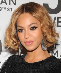Maybe you would like to learn more about one of these? Beyonce Knowles Short Wavy Light Golden Brunette Bob Haircut