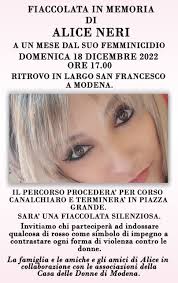Fiaccolata in memoria di Alice Neri